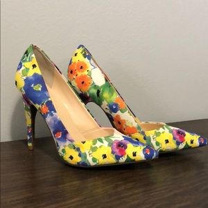 Multicolored Guess stilettos